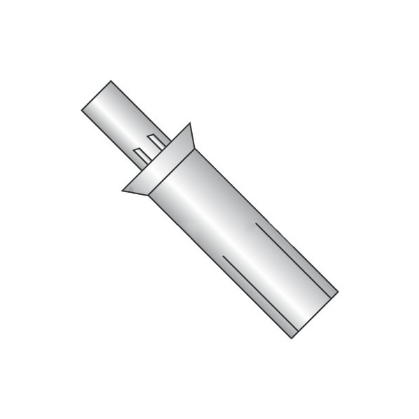 Newport Fasteners Drive Pin Rivets, Countersunk Head Head, 1/4" Dia., 5/8" L, Aluminum Body, 1000 PK 342635 - main